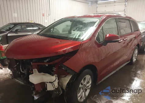 2024 Toyota Sienna Platinum из США, поврежденный, VIN 5TDESKFC6RS149407